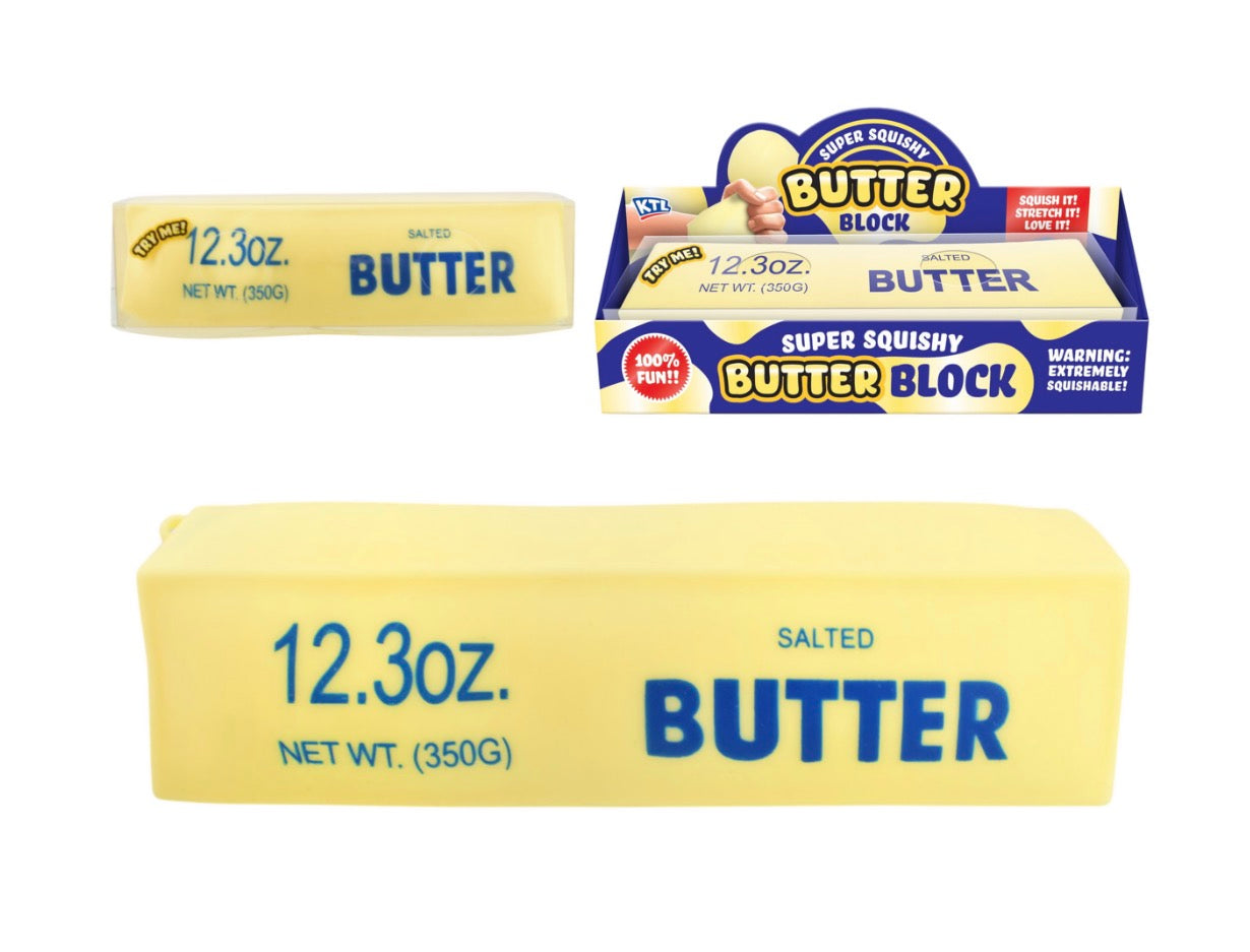 21cm Large Squishy Butter - Clr Box & Acetate Cover