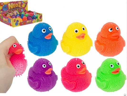 MINI DUCKIE PUFFER 4.5CM 6 ASSORTED