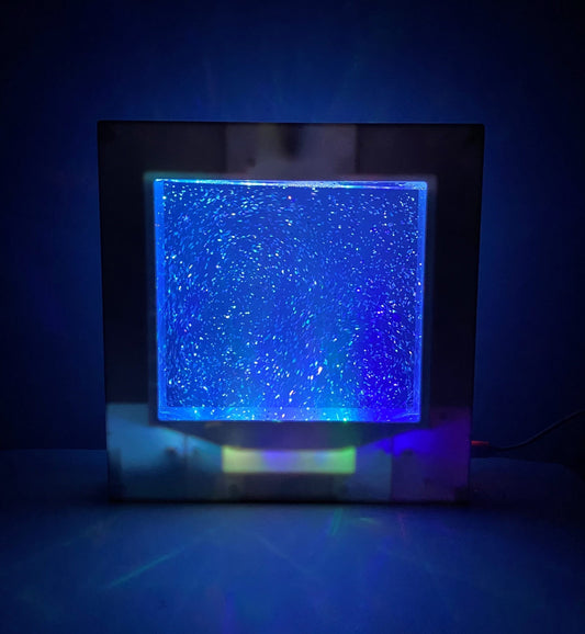 Glitter filled Square
