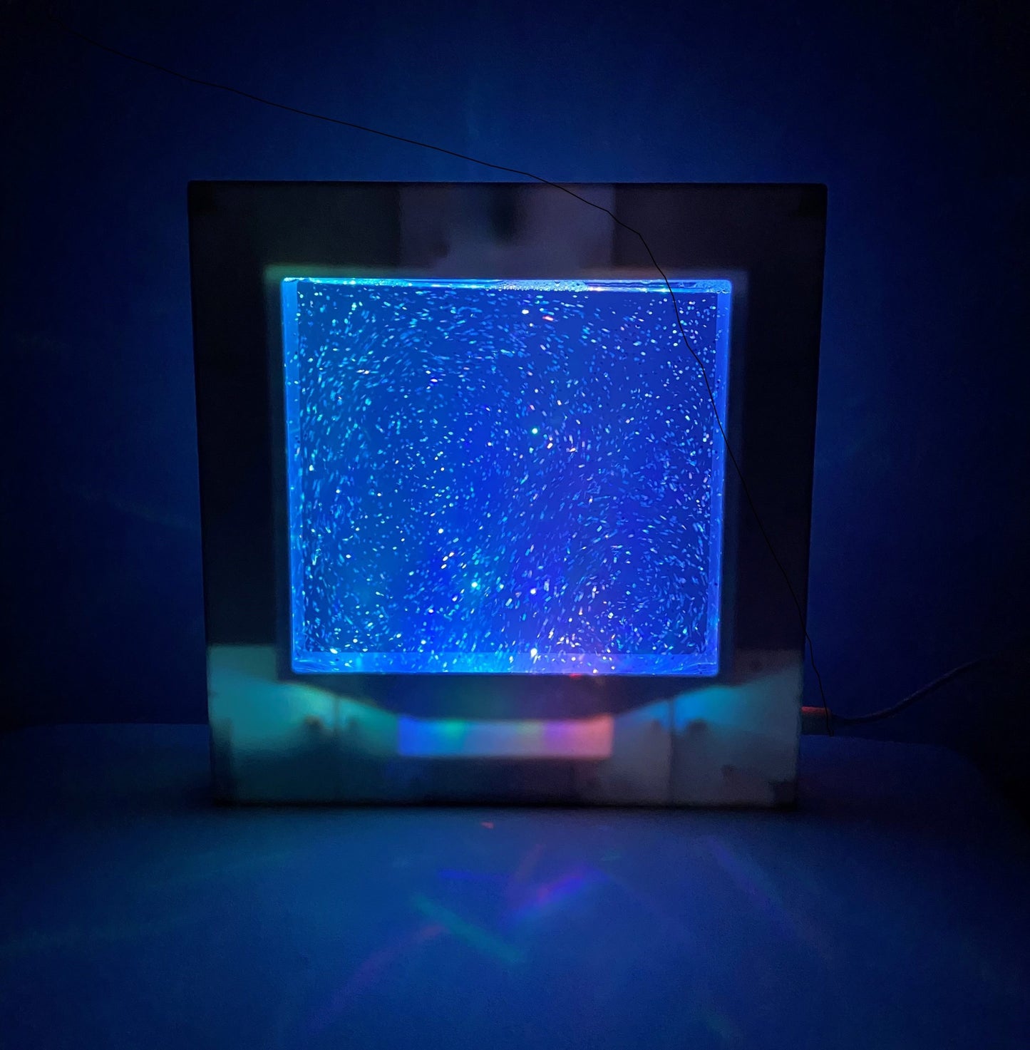 Glitter filled Square