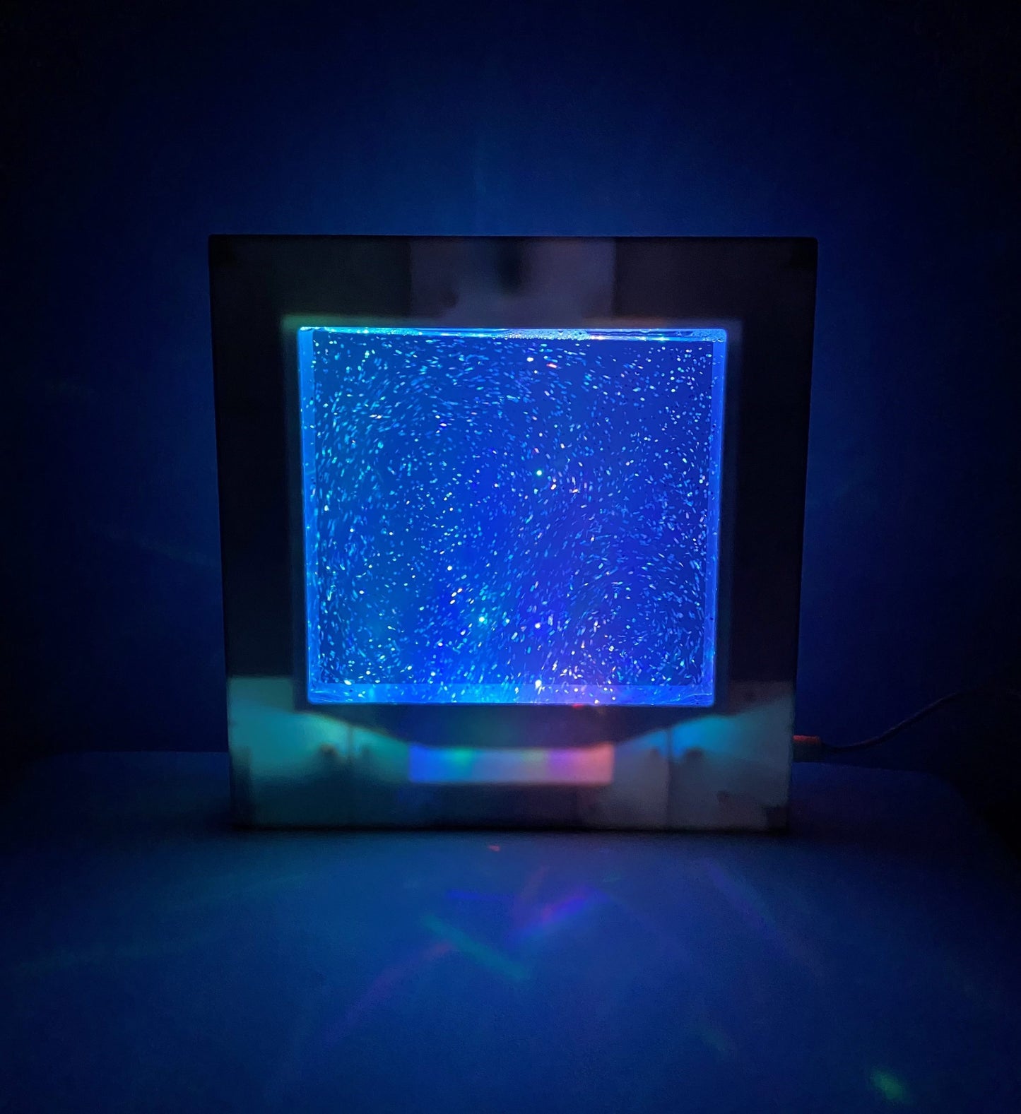 Glitter filled Square