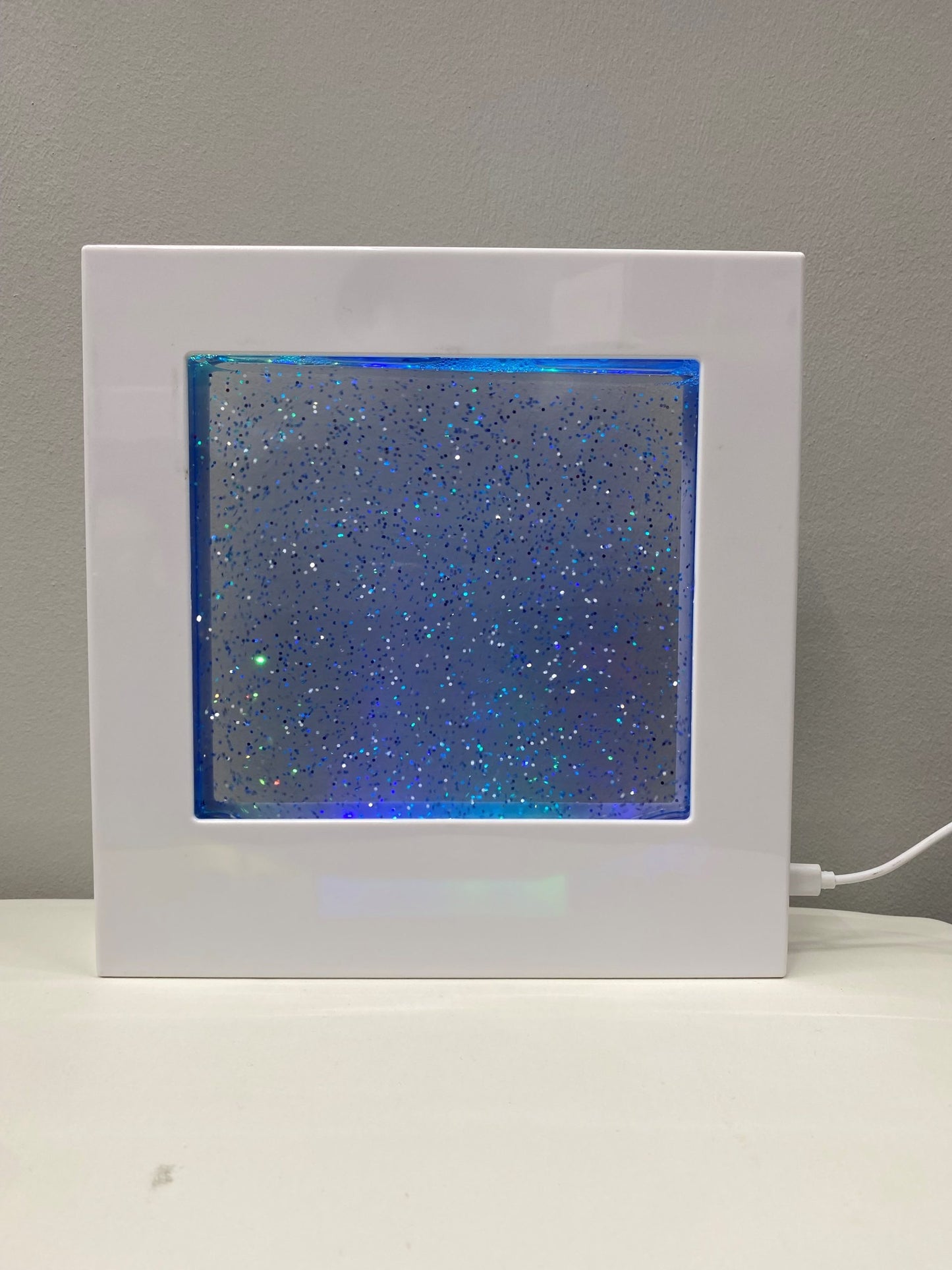 Glitter filled Square