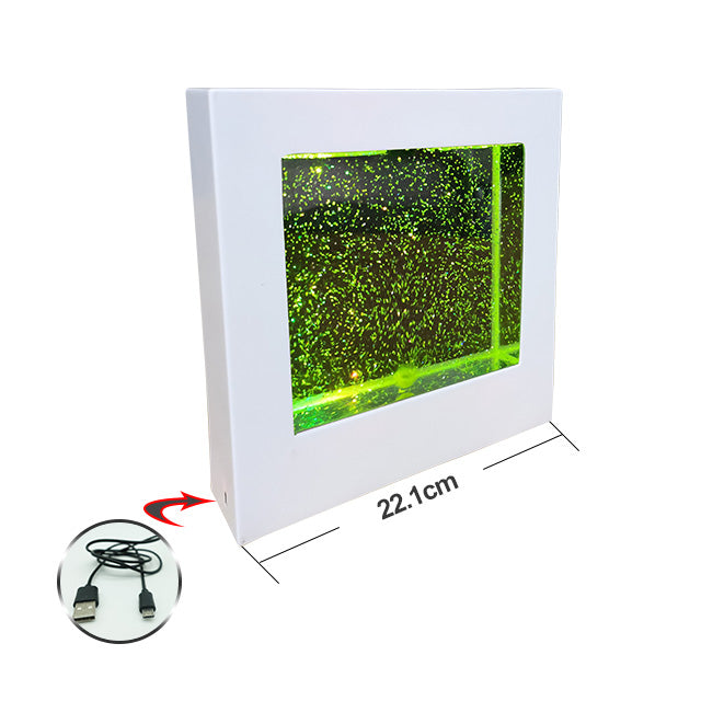 Glitter filled Square