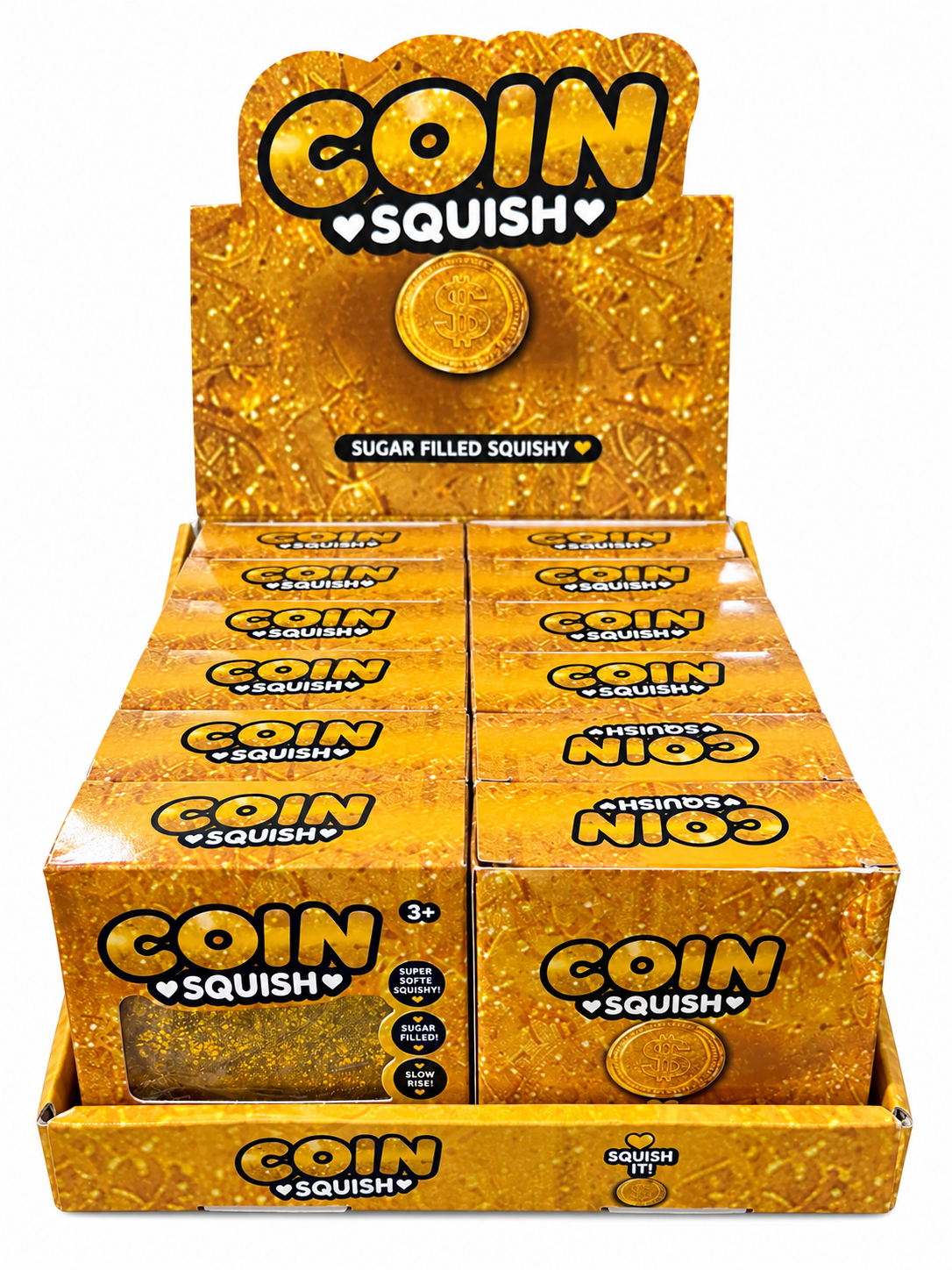 Gold Maltose Squishy Coin