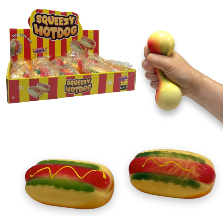 SQUEEZY 9CM HOTDOG