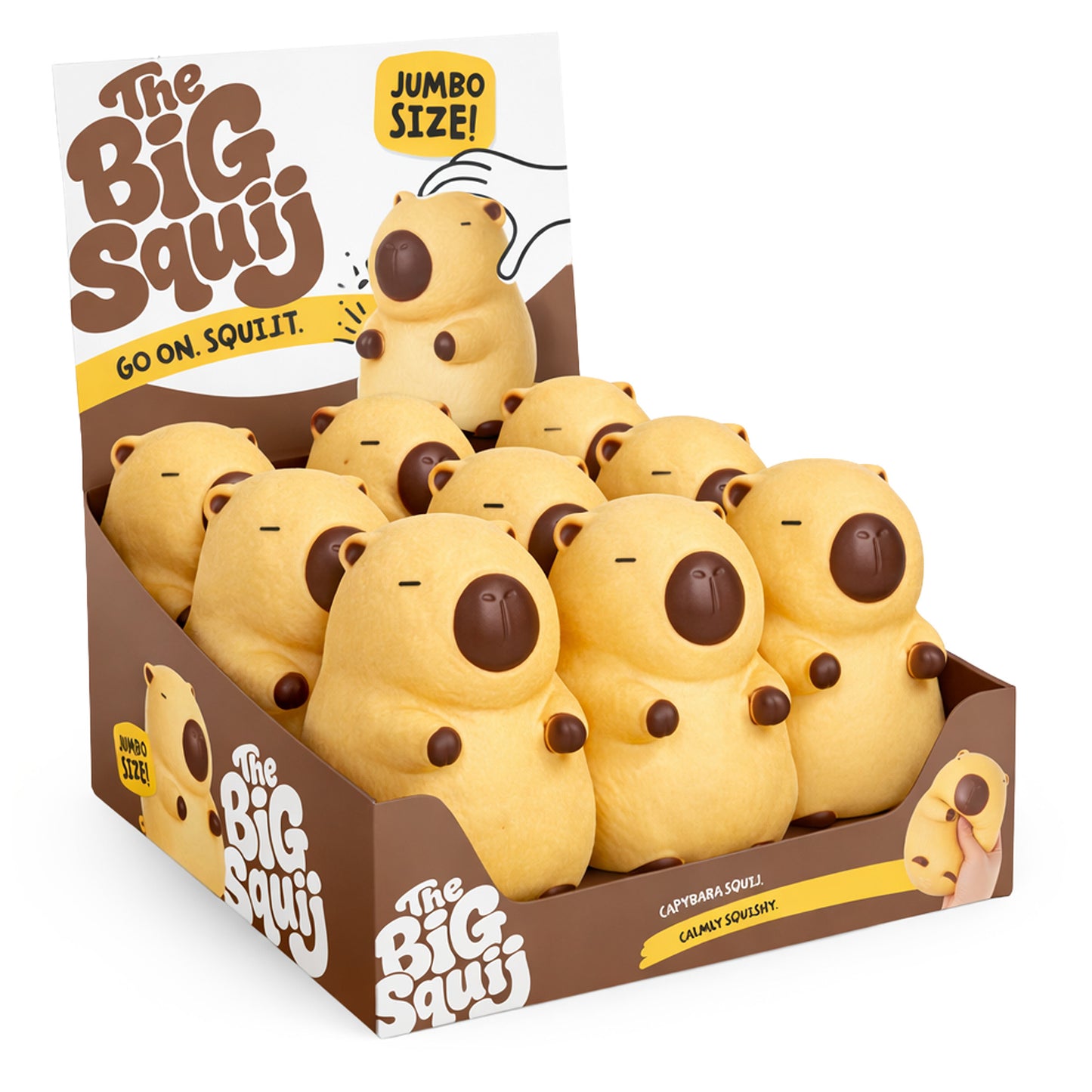 The Big Squij Capybara Slow-Rise Squishy Toy