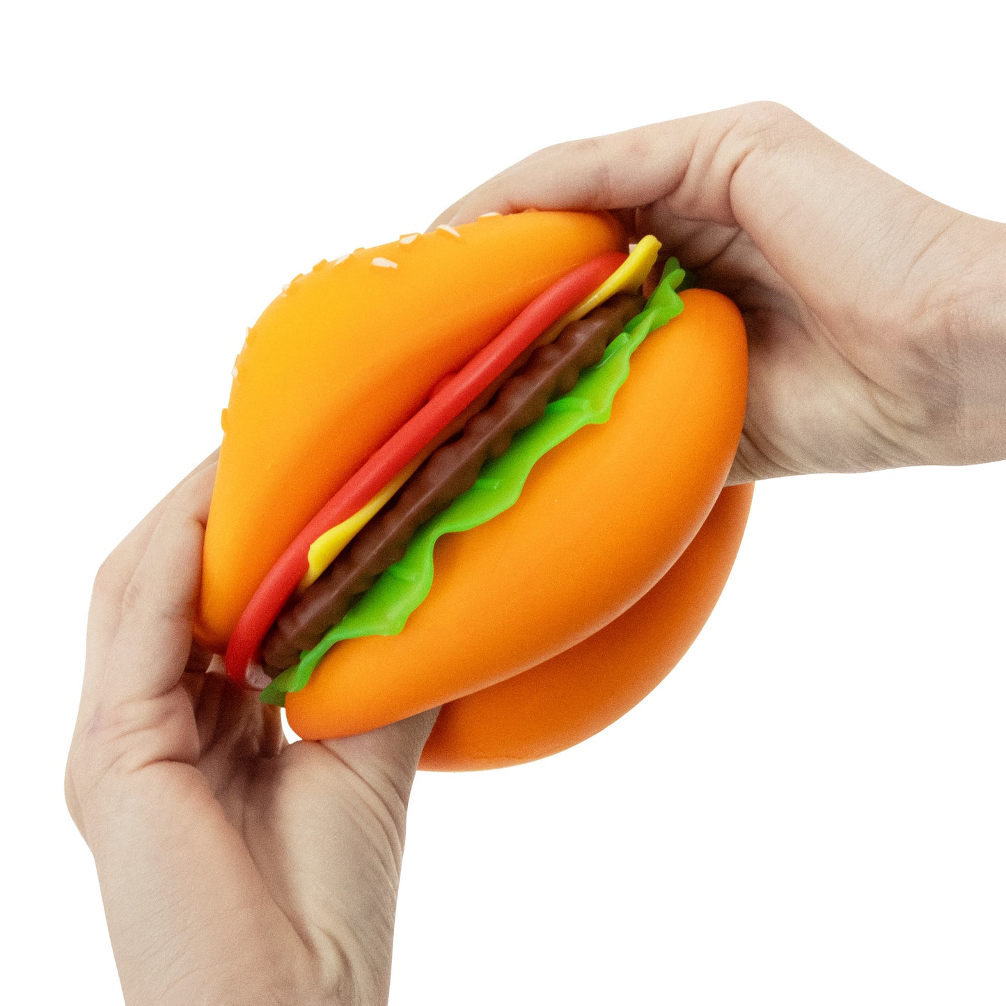 The Big Squij Peel & Stack Burger Slow-Rise Squishy Toy