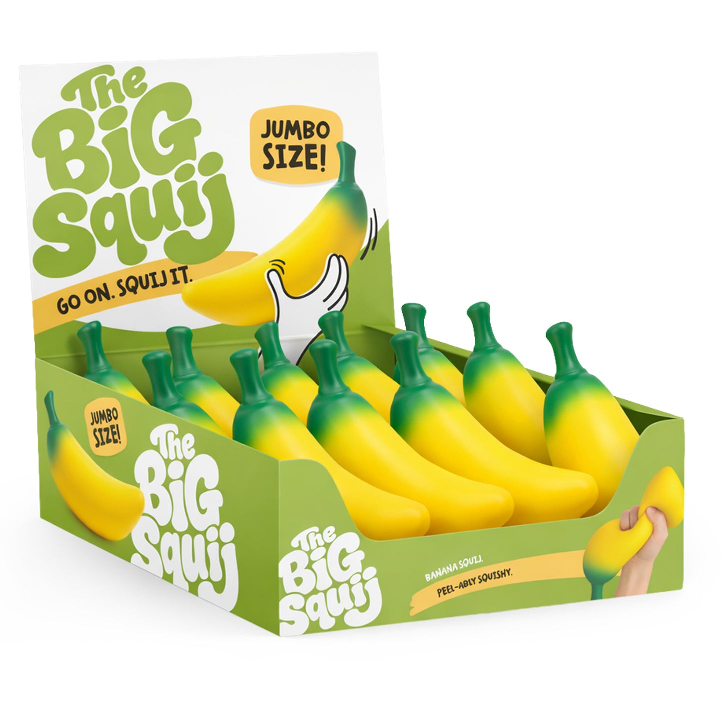 The Big Squij Banana Slow-Rise Squishy Toy