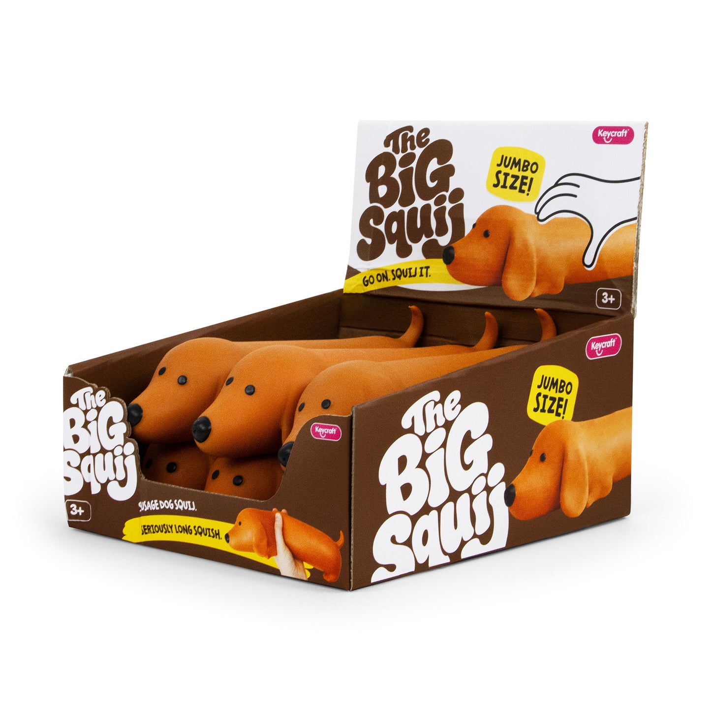 The Big Squij Dachshund Slow-Rise Squishy Toy