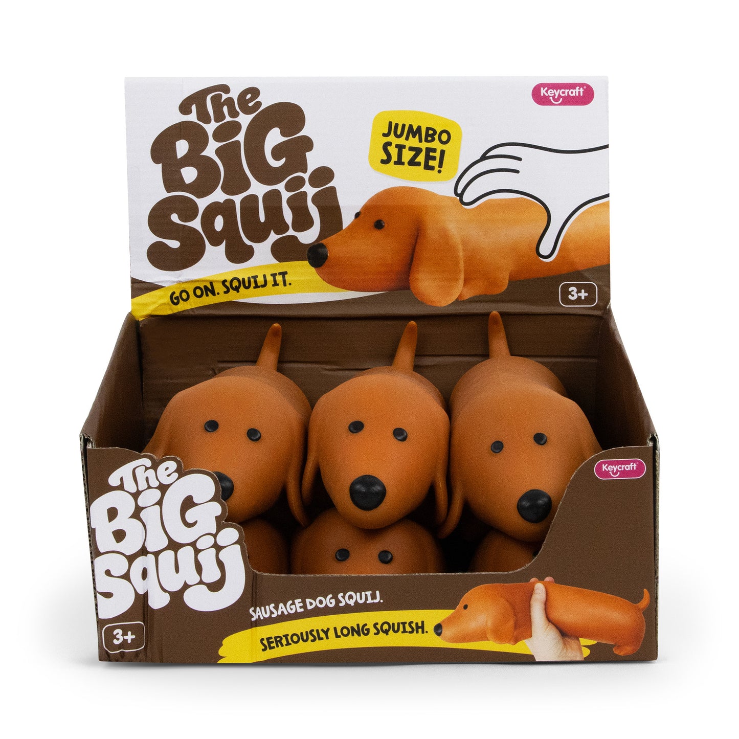 The Big Squij Dachshund Slow-Rise Squishy Toy