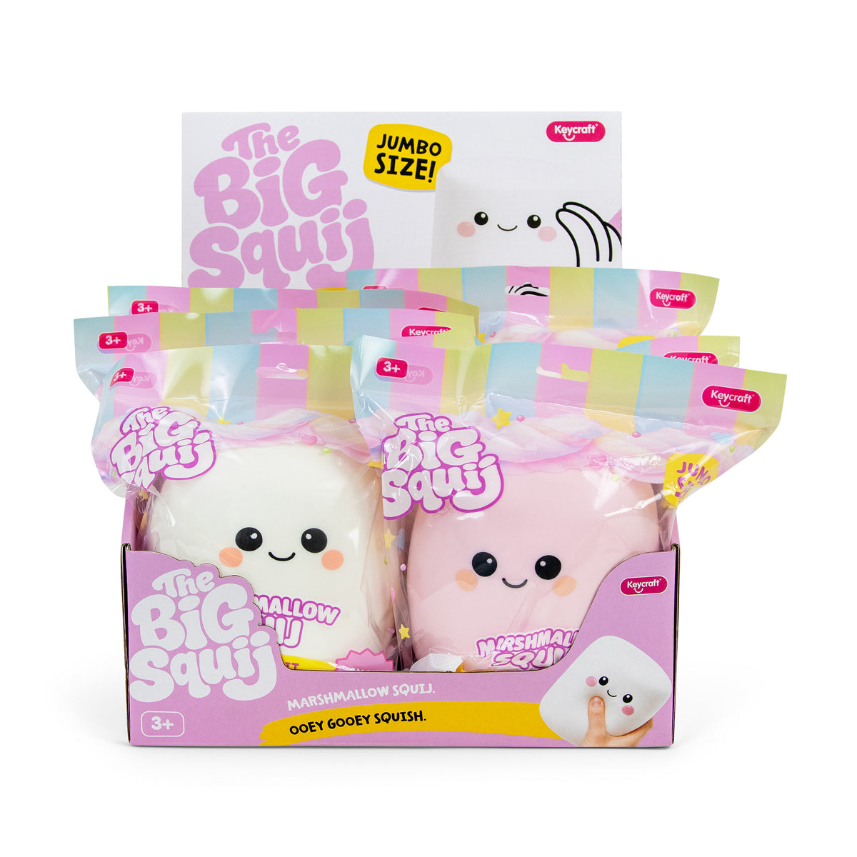 The Big Squij Marshmallow Slow-Rise Squishy Toy