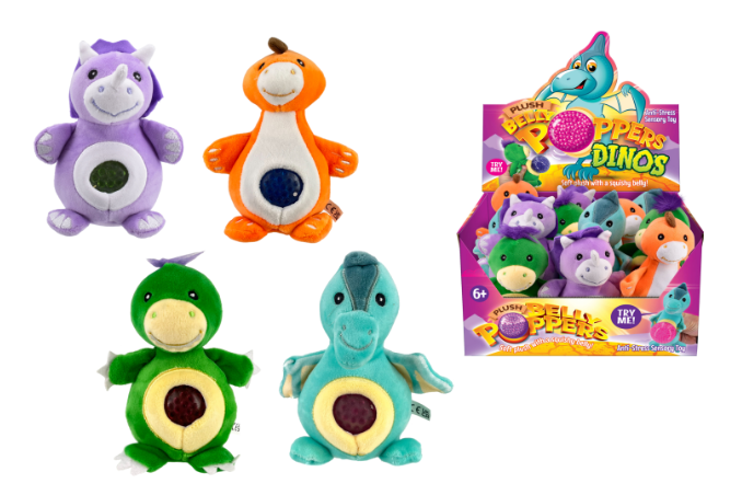 Plush Jelly Squeezers - Dinosaurs