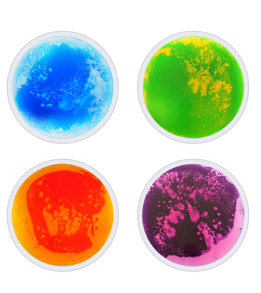 Round Liquid Floor Tiles – 4 Colours
