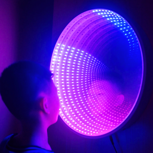 60cm Infinity Mirror with Giant Remote Buttons