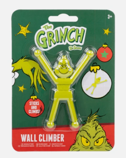 The Grinch Wall Climber Christmas Stocking Filler Toy