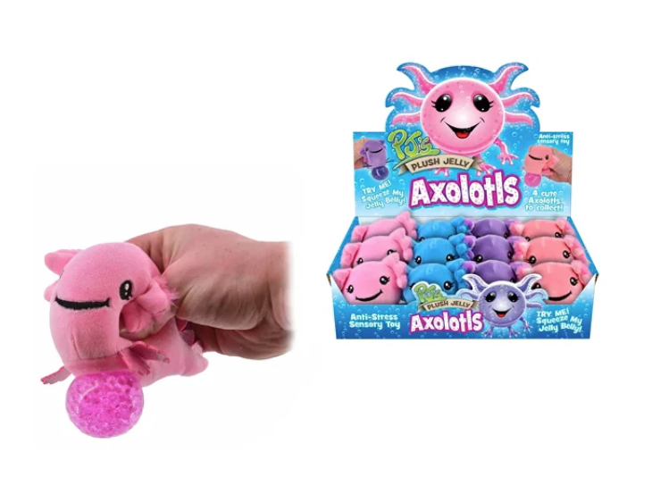 Plush Jelly Squeezers | Axolotl
