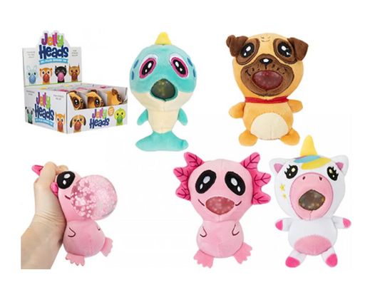 CUTE PLUSH PBJ JELLY HEADS