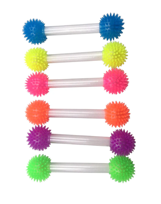 UV Double Ended Spikey Baton