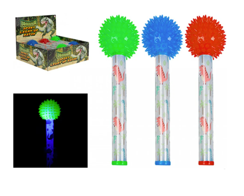 DINOSAUR SPIKY LIGHT UP BATON