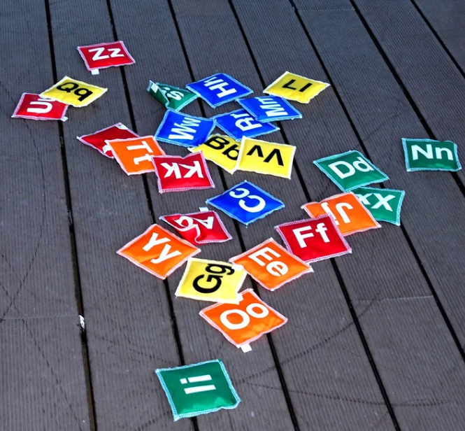 Alphabet Bean Bags