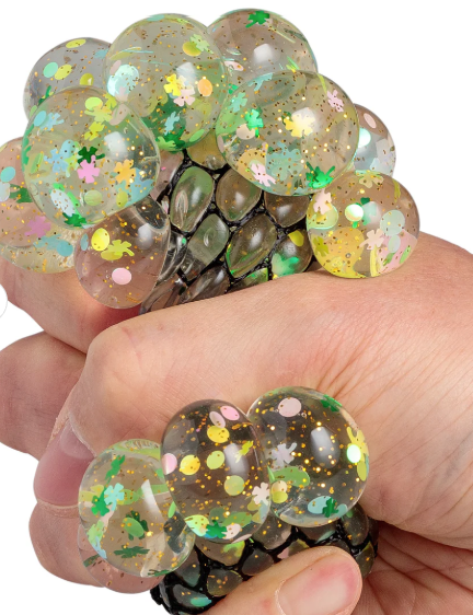 SCRUNCHEMS CONFETTI SQUISHY MESH BALL