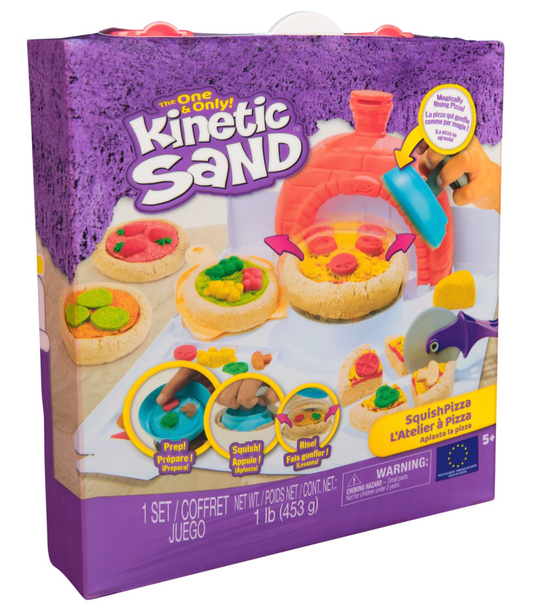 Kinetic Sand Squish Pizza