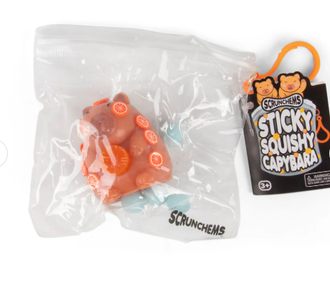 SCRUNCHEMS STICKY SQUISHY CAPYBARA