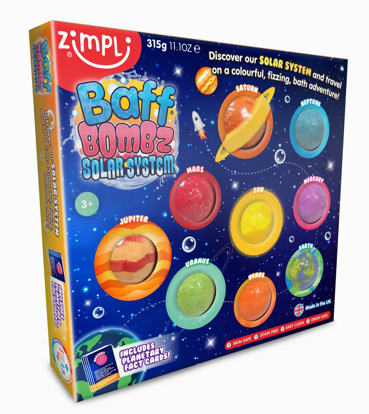 Zimpli Solar System Baff Bombz