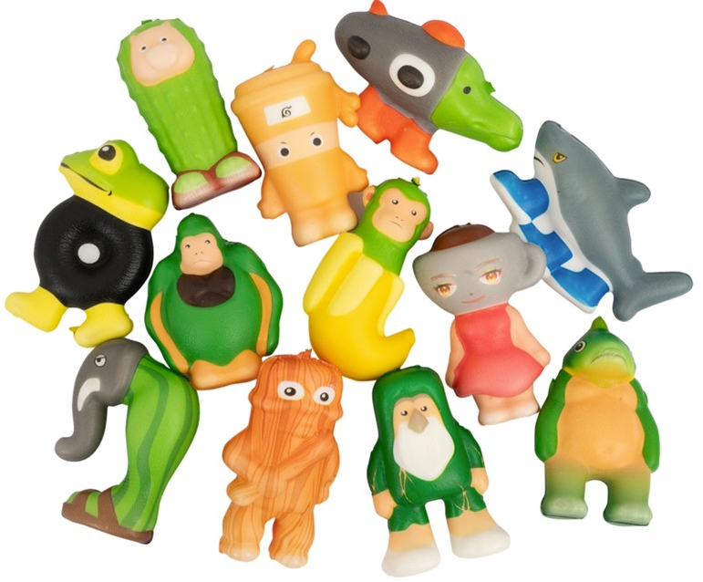 6CM ASSORTED SQUISHY FIGURE