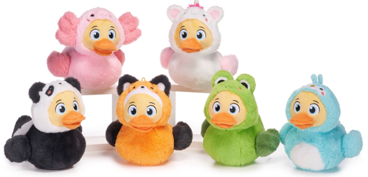 8.5"/22CM QUACK PACK DUCKS 6 ASST S/3 GIFT