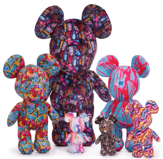 9"/23CM STREET BEARS COLLECTION S/2