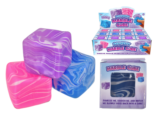 Marble Squidgy Ice Cube (3 Asst)