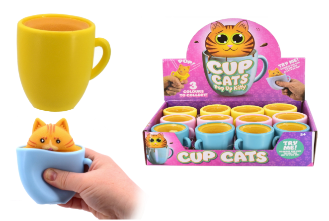 Cup Cats In Display Box