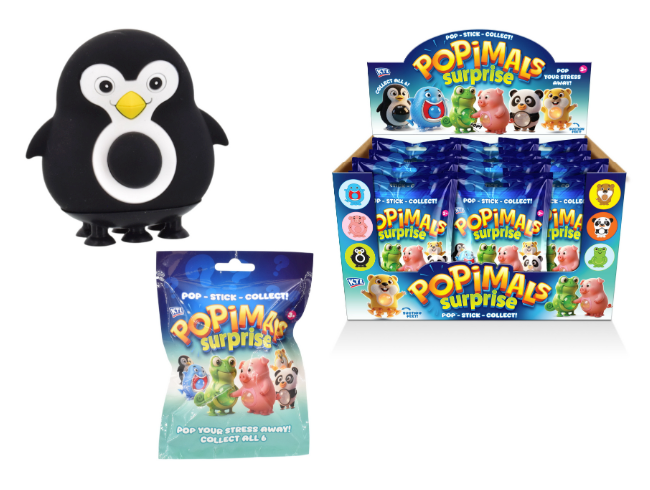 Surprise Pop Pets (6 Asst) Foil Bag & Display Box