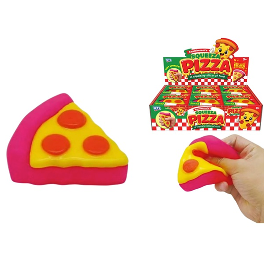 Squishy Pizza Slice In Colour Box & Display Box