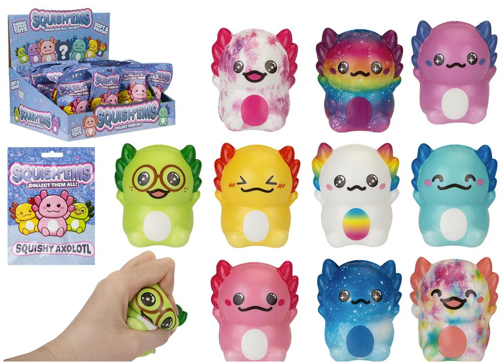 Squishy Squad Axolotl In Blind Bag 8cm