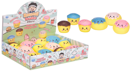 KAWAII FOODIEZ SQUEEZY SMILEY CAKE 6 ASST