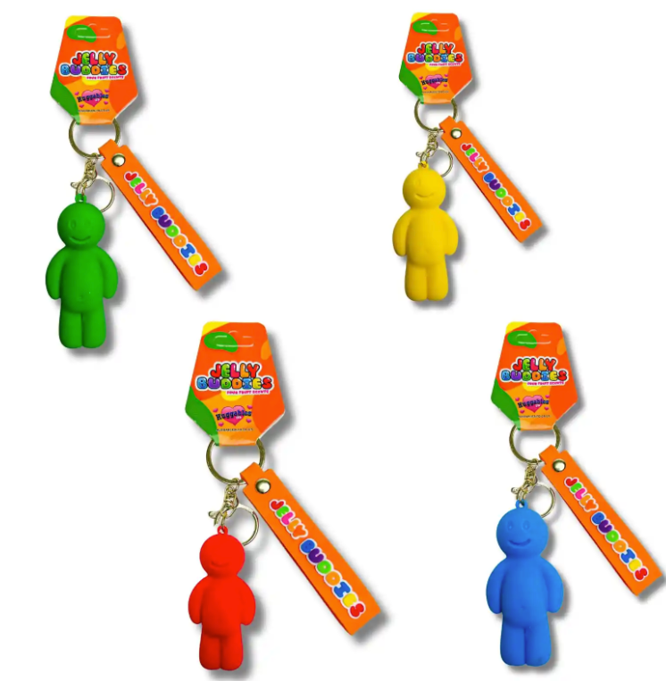 6.5CM JELLY BUDDIES SCENTED KEYRING