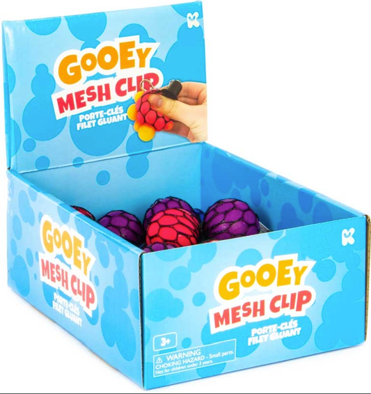 GOOEY MESH KEYRING ASSORTED