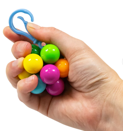 ATOMIC FIDGET BALL KEYRING