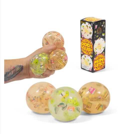 SCRUNCHEMS SAFARI SQUISH BALL 3PK