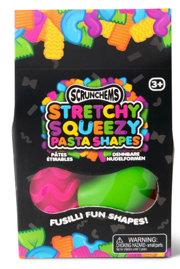 SCRUNCHEMS STRETCHY SQUEEZY PASTA SHAPES