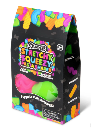 SCRUNCHEMS STRETCHY SQUEEZY PASTA SHAPES