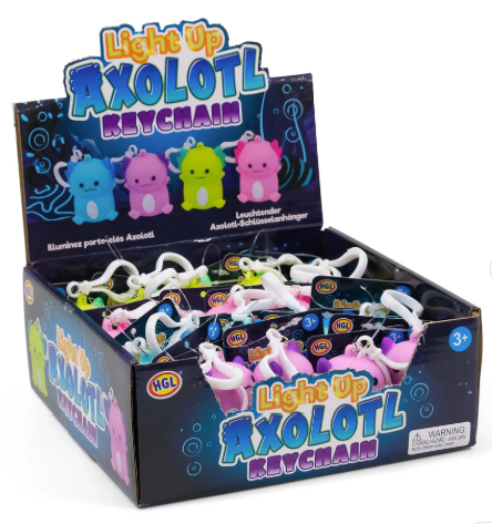 AXOLOTL LIGHT UP KEYCHAIN
