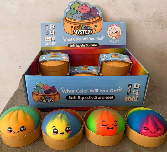 Rainbow Squishy Dumpling 8.5cm