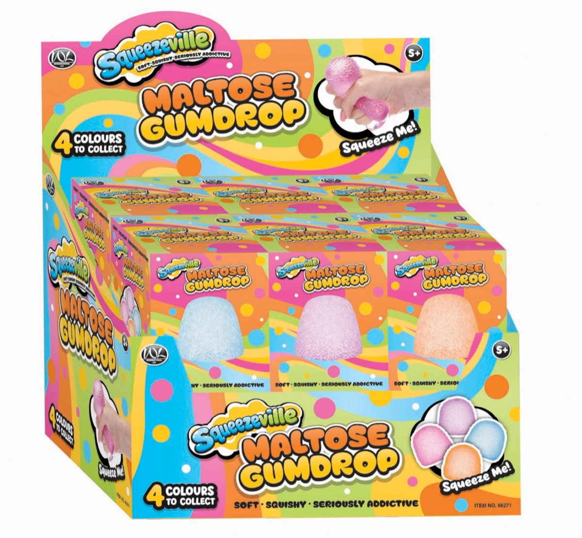 MALTOSE GUMDROP 4 ASST (DB)