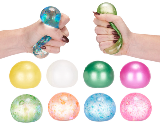 60MM MALTOSE SQUEEZE STRESS BALL 8 ASST