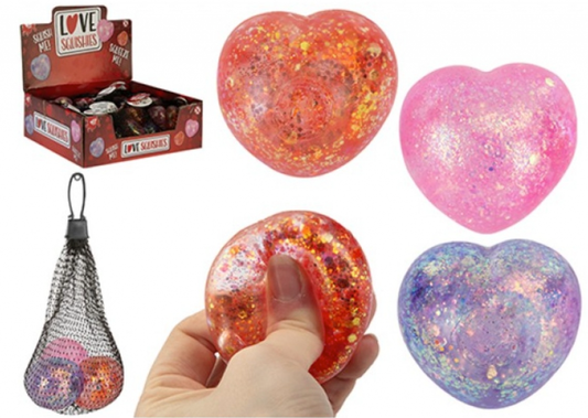 Sugar Maltose Squishy Love Hearts 5cm
