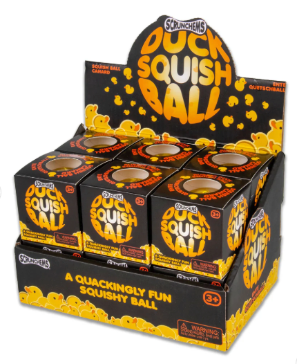 SCRUNCHEMS DUCK SQUISH BALL