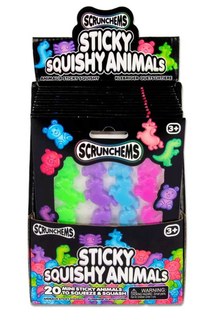 SCRUNCHEMS MINI STICKY SQUISHYS ASSORTED